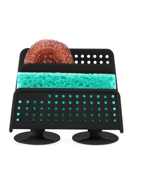 NEW 2 MadeSmart Black Sponge and Brush Caddies, Large